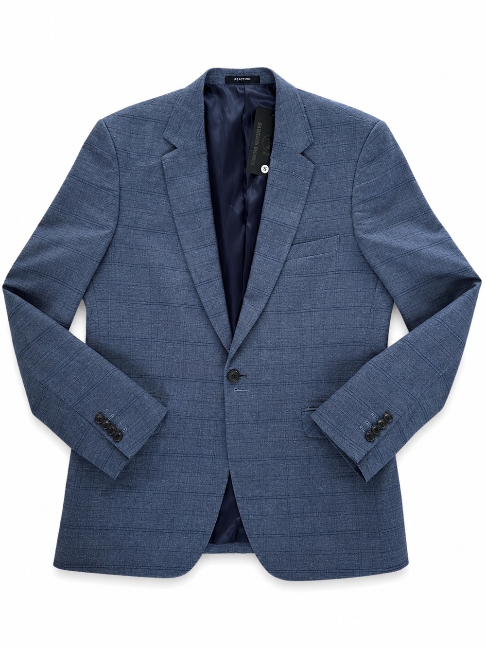 KUDORO Mens Plaid Blazer Sports Coat Casual Slim Fit Checkered Blazer